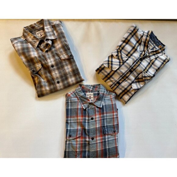 RedHead Other - Red Head Shirt Mens Large Long Sleeve Pockets Button Front Flannel Plaid Choose